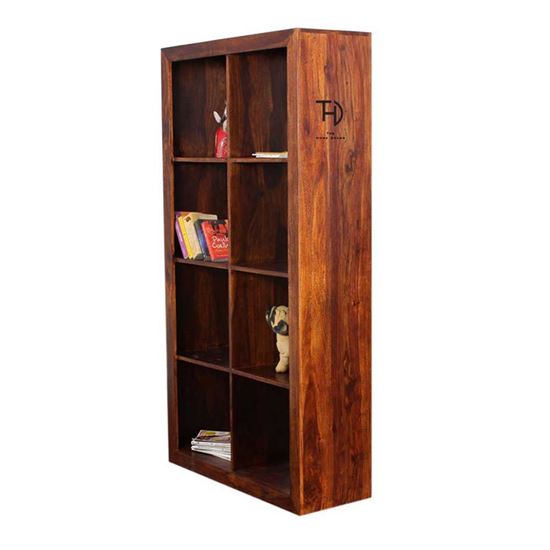 Alpha Design Bookcase Honey - The Home Dekor