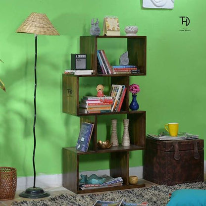 Zag Bookcase Pt - The Home Dekor