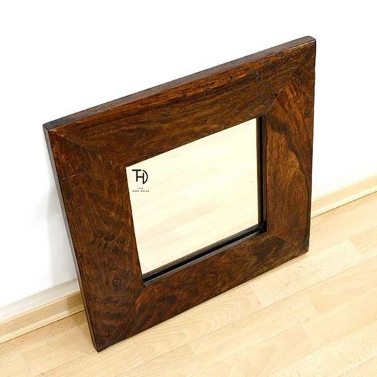 Distress mirror frame