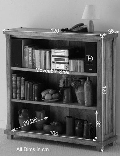 Devi Open Shelve Bookcase - The Home Dekor