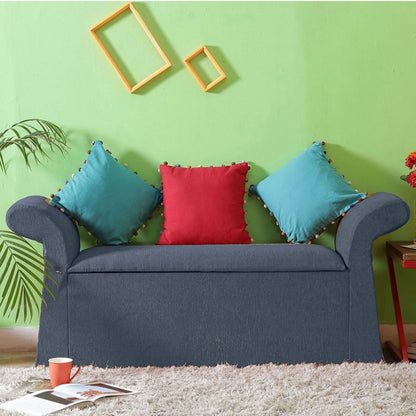 Almondo Couch with Storage Grey