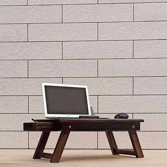 Noah Laptop Table Walnut - The Home Dekor