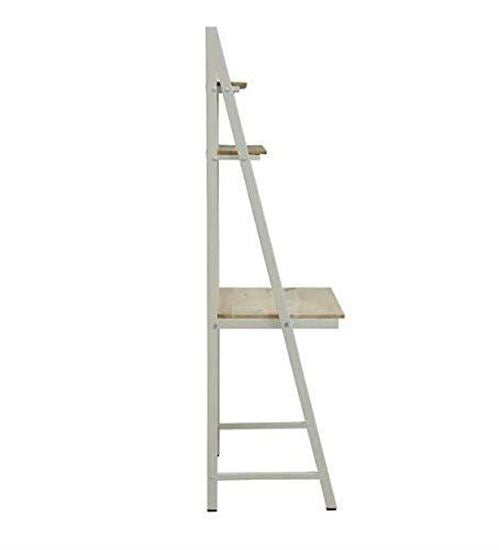 Ladder Study Table White - The Home Dekor