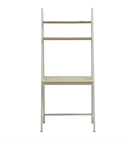 Ladder Study Table White - The Home Dekor