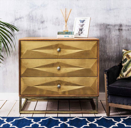 Hopton Brass Chest of Drawers