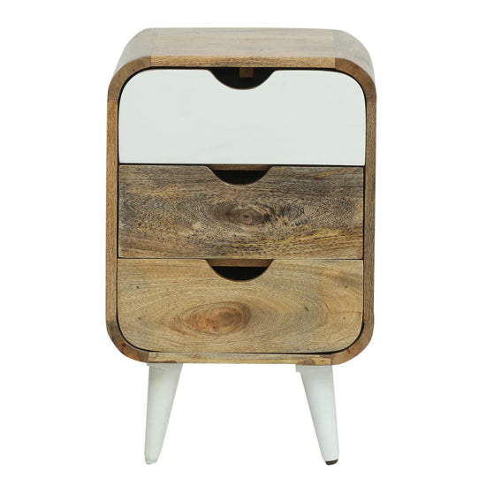 Braithwaite Bedside Table White - The Home Dekor