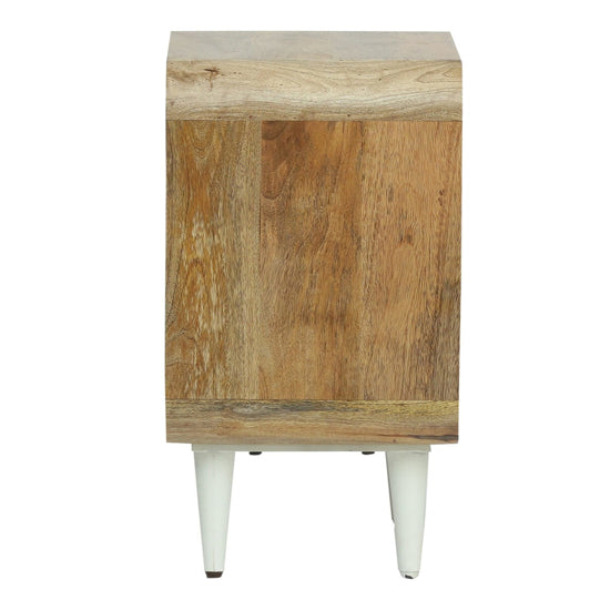 Braithwaite Bedside Table White - The Home Dekor