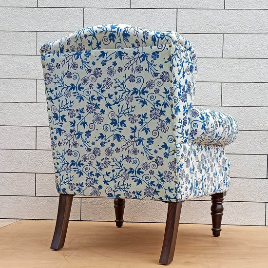 Genova Wing chair Blue